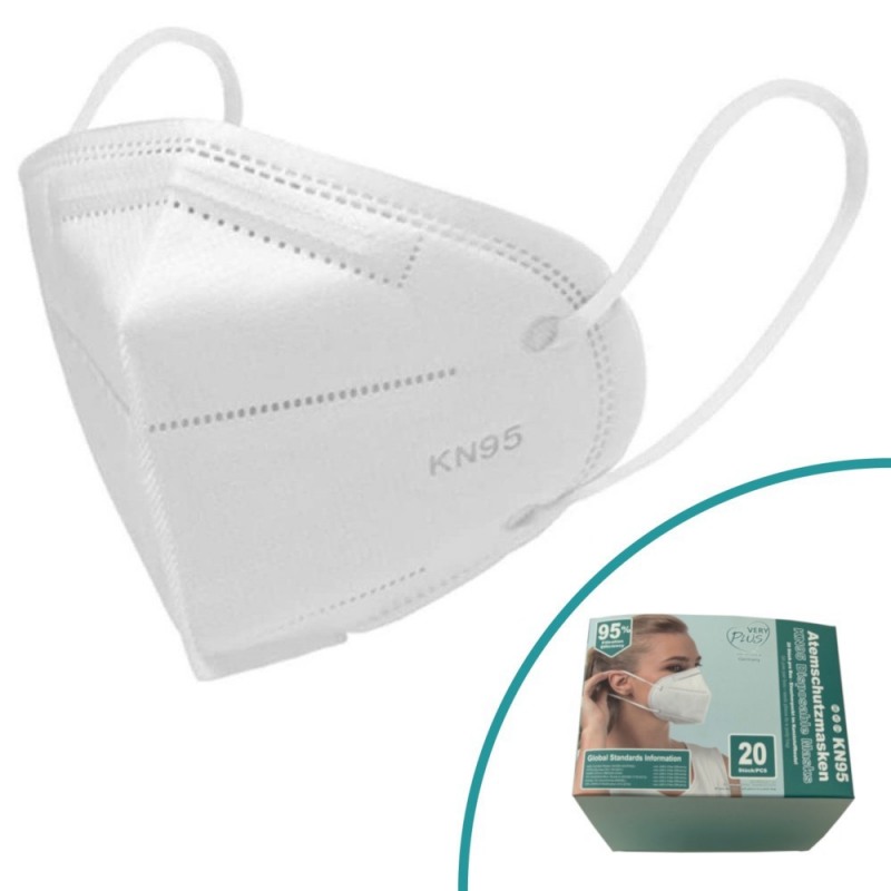 20 Stck Atemschutzmasken KN95 (Entspricht FFP2)