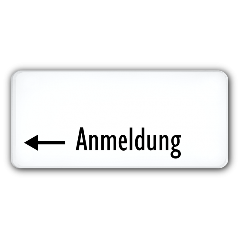 Anmeldung (Pfeil links)