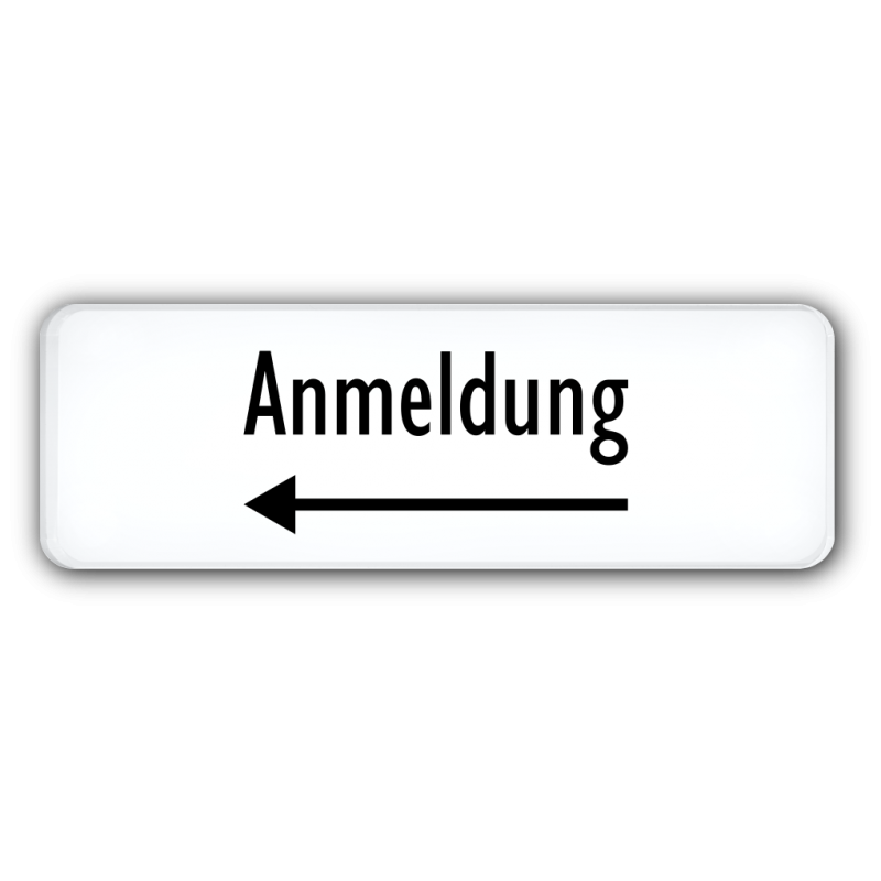 Anmeldung (Pfeil links)