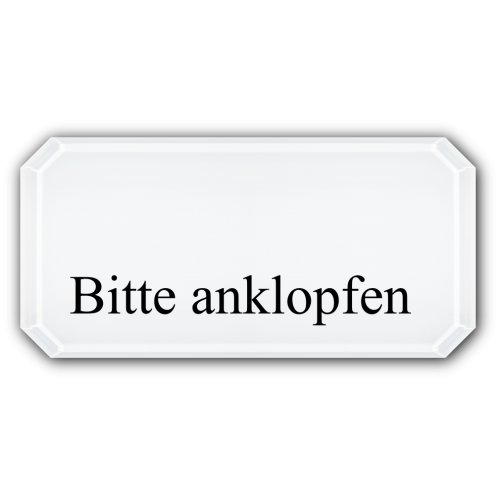 Bitte anklopfen