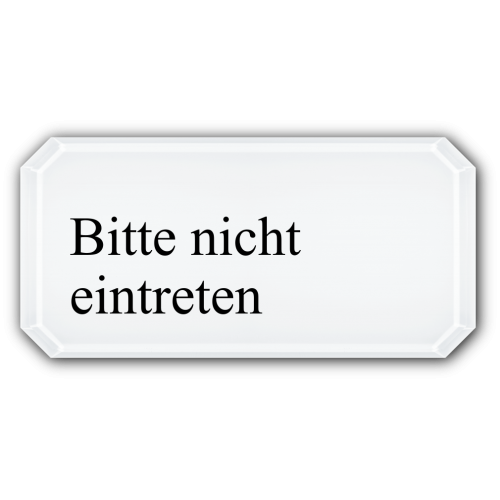 Bitte nicht eintreten