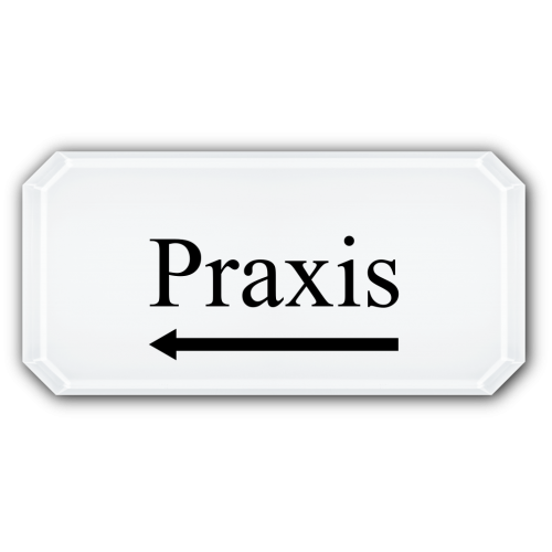 Praxis (Pfeil links)