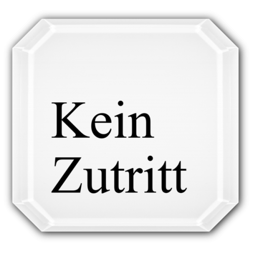 Kein Zutritt