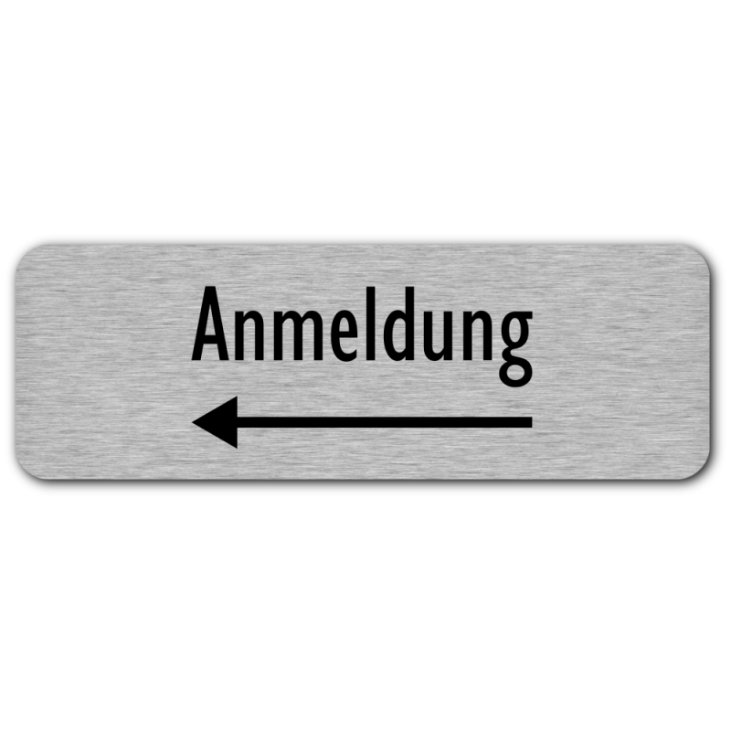 Anmeldung (Pfeil links)
