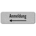 Anmeldung (Pfeil links)