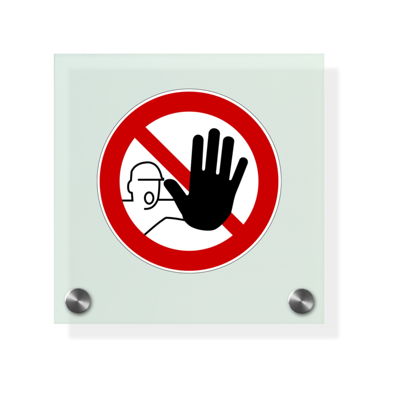 Durchgang verboten (Symbol)