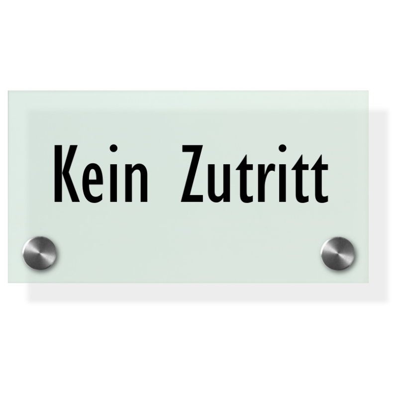 Kein Zutritt