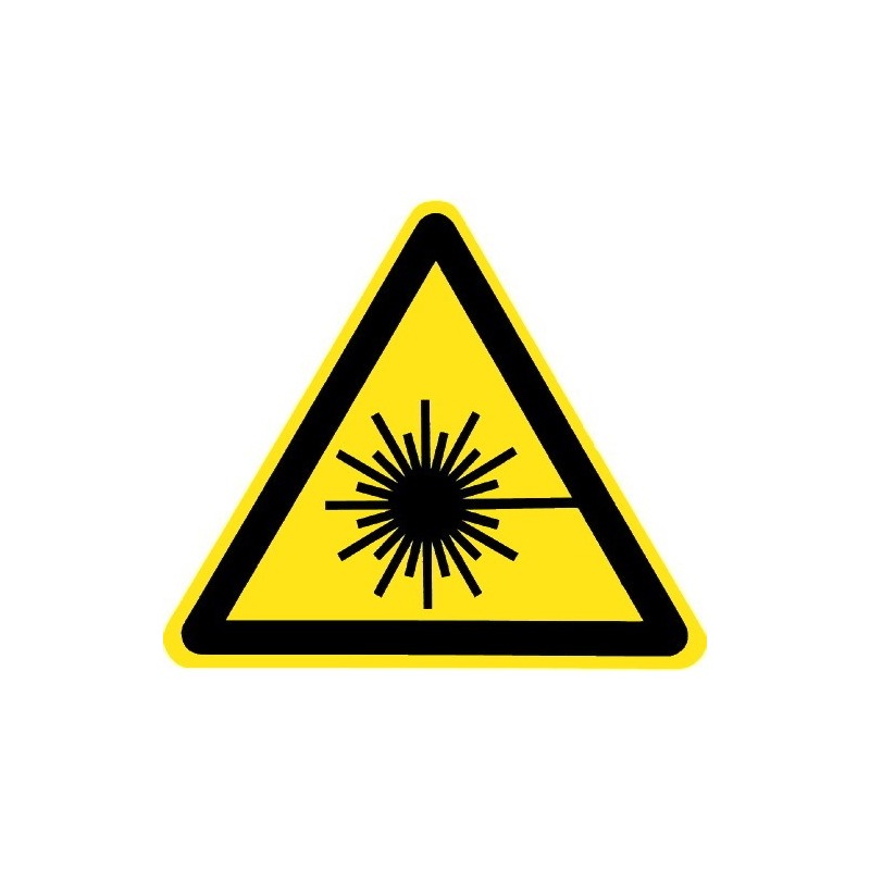 Warnung vor Laserstrahl - W004