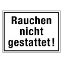 Rauchen nicht gestattet!